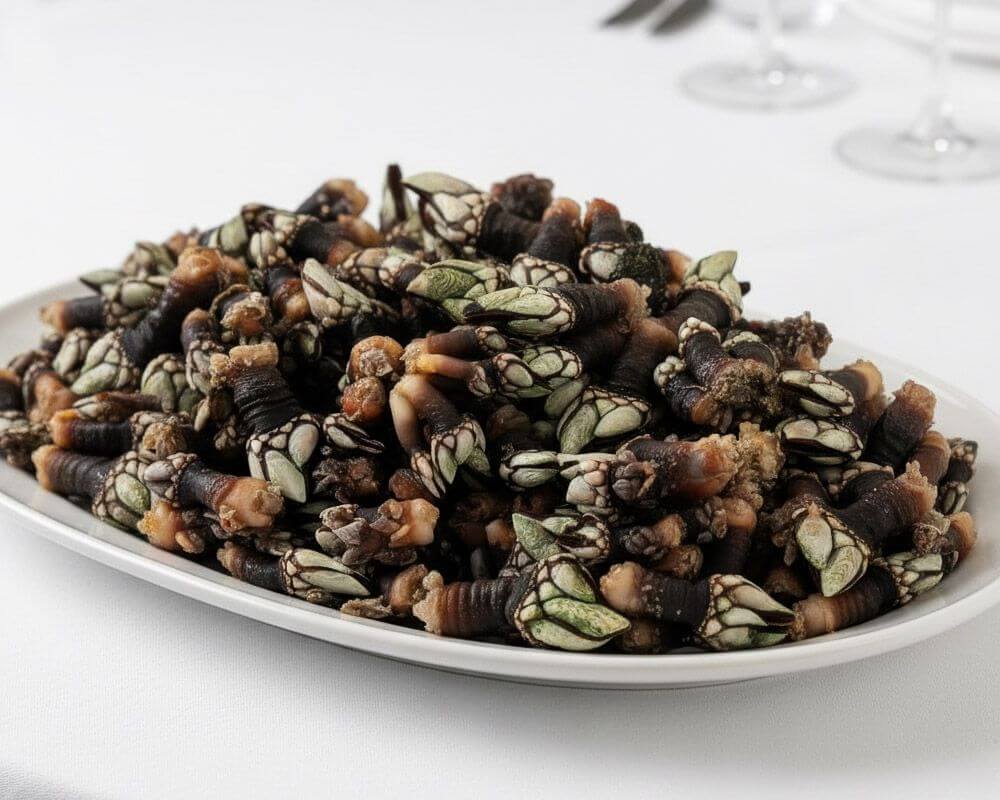Percebes Gallegos Frescos - Marisco en Restaurante O Cristo