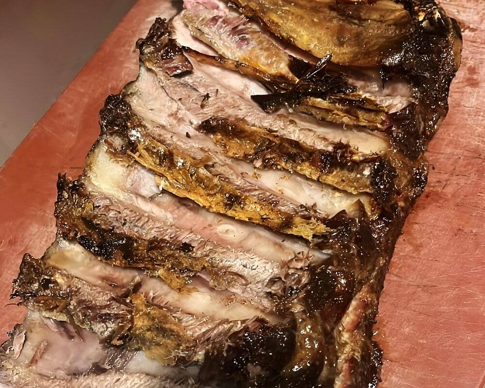 Costilla de Cerdo Asada al Horno - Restaurante Hostal O Cristo