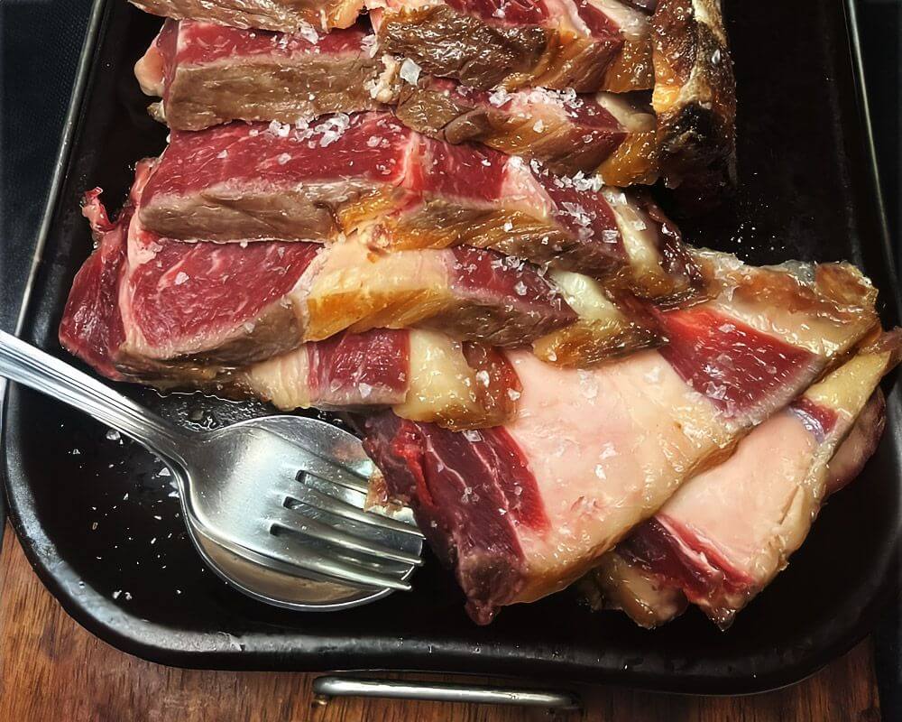 Chuletón de Vaca Gallega a la Parrilla - Restaurante O Cristo